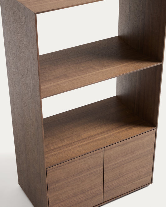 Visala with 1 visible shelf walnut-veneer shelf 60 x 106 cm FSC 100%