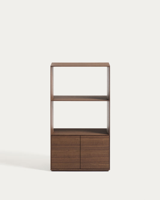 Visala with 1 visible shelf walnut-veneer shelf 60 x 106 cm FSC 100%