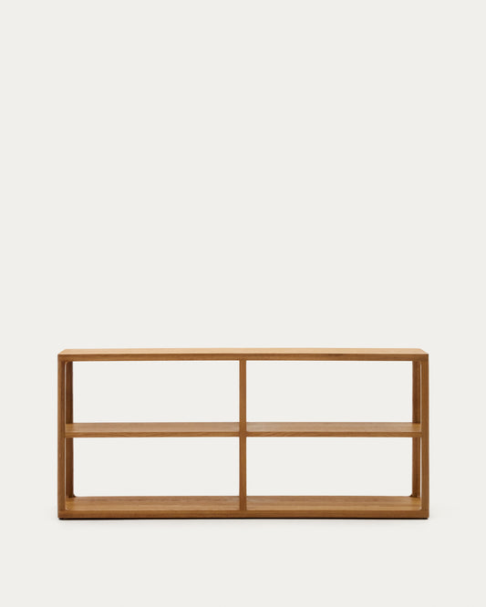 Maymai shelf with solid oak structure 180 x 81 cm