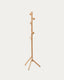 Nadue coat rack in solid beech wood with natural finish 163 cm