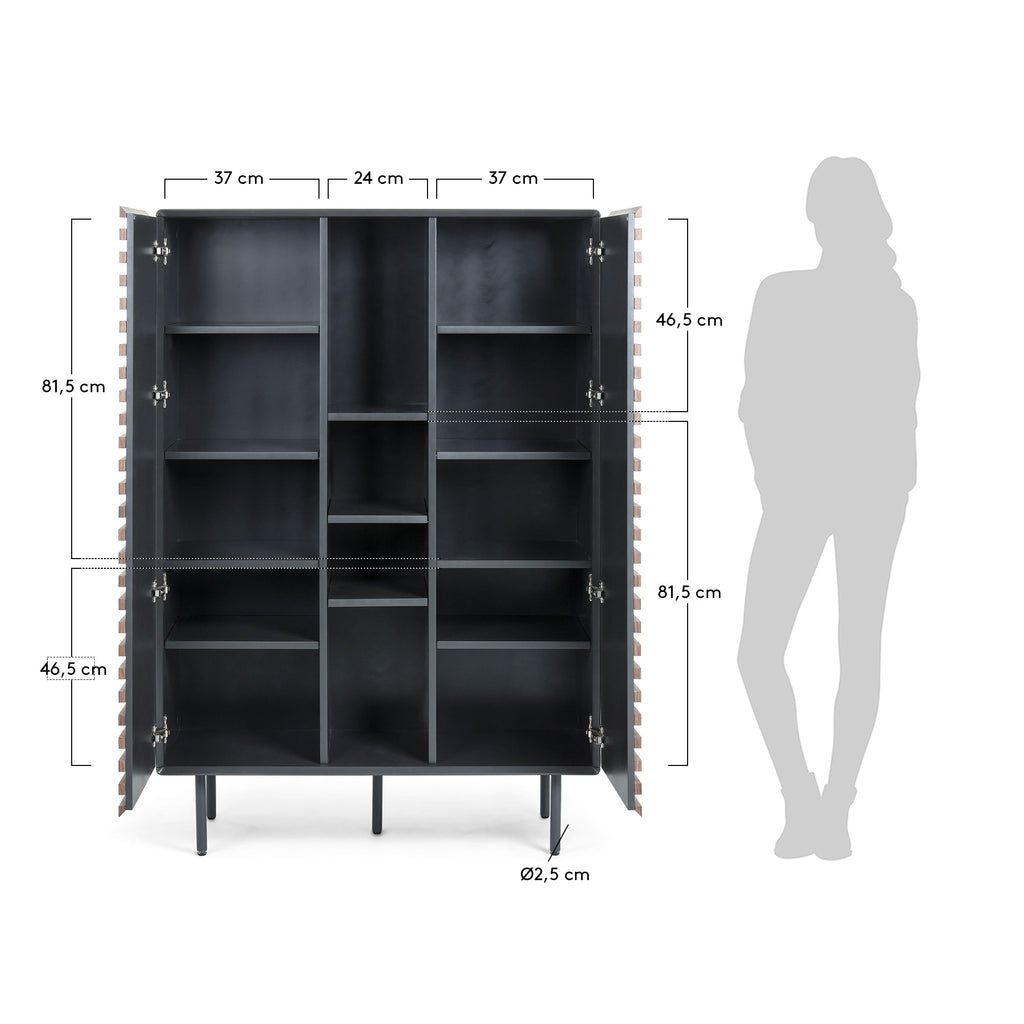 Kesia tall sideboard 105 x 155 cm