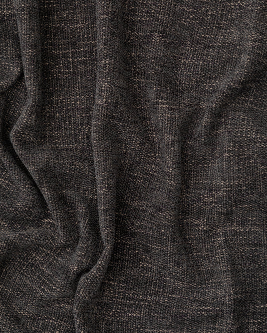 Saima Dark Grey Fabric Swatch 10 x 15 cm