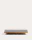 Norlen bed base in oak veneer with natural finish for 160 x 200 cm mattress FSC Mix Credit