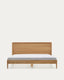Lenon bed in solid oak and oak wood veneer for 180 x 200 cm mattresses, FSC MIX Credit
