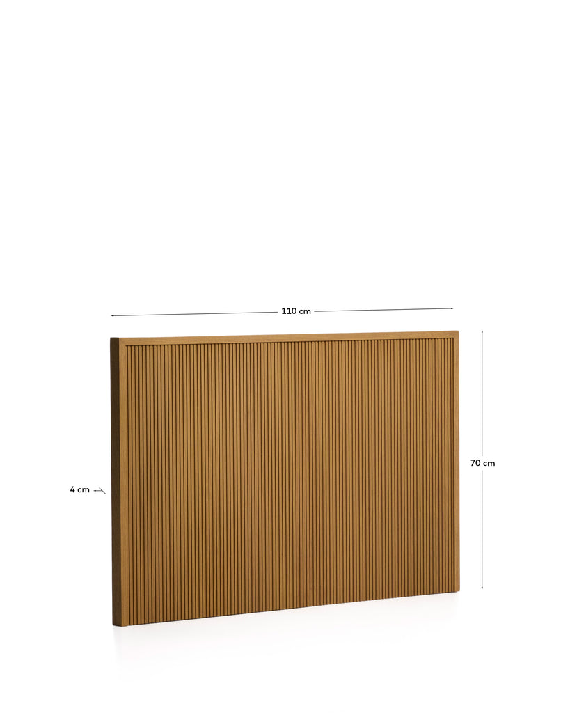 Helvine oak veneer headboard for bed up to 90cm FSC 100%