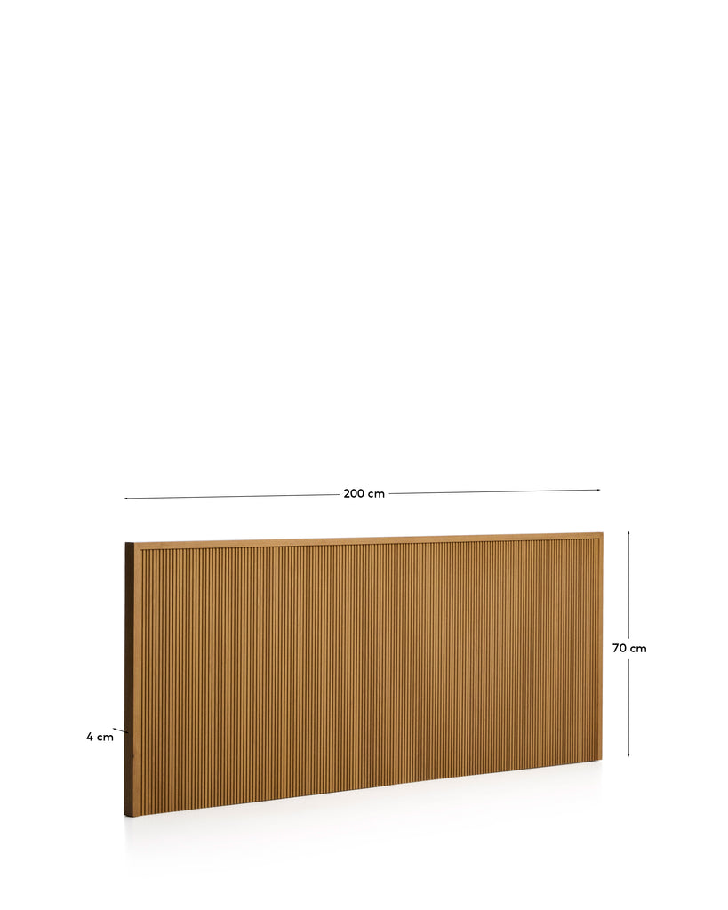 Helvine oak veneer headboard for bed up to 180cm FSC 100%