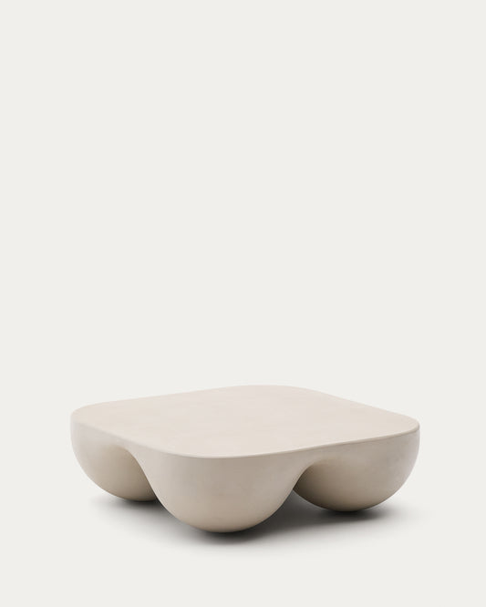 Colba polystone coffee table 100 x 100cm