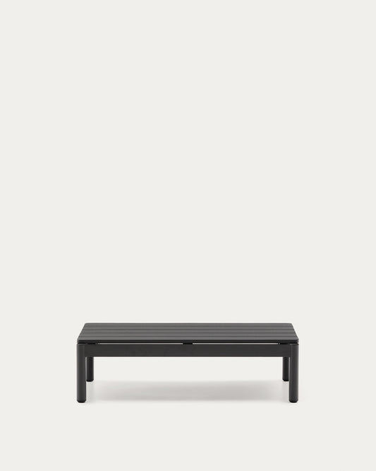Sorells coffee table in grey aluminum 52,4 x 91 cm