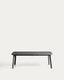 Izola extendable outdoor table in aluminium with graphite finish 220 (280) x 100cm