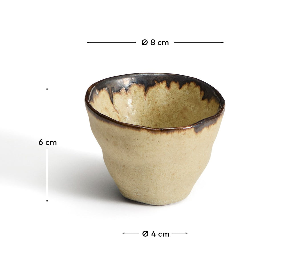 Abela ceramic mug in brown