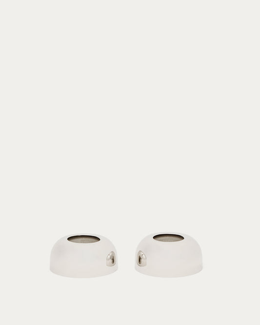 Nirela set of 2 stainless steel egg cups