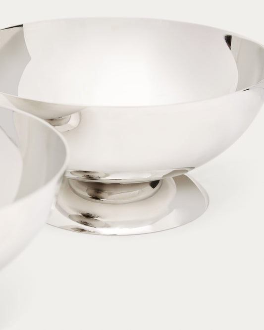 Nirela set of 2 stainless steel bowls