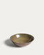 Aderno moss green ceramic soup bowl