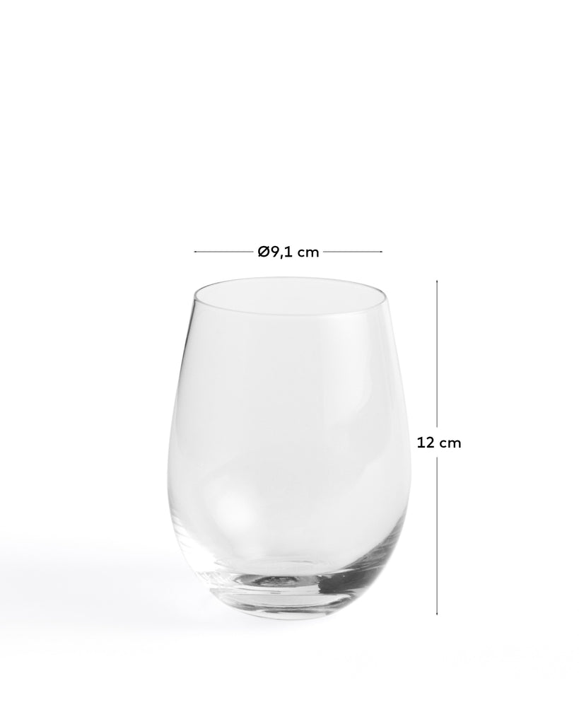 Orbida clear glass cup, 45 cl