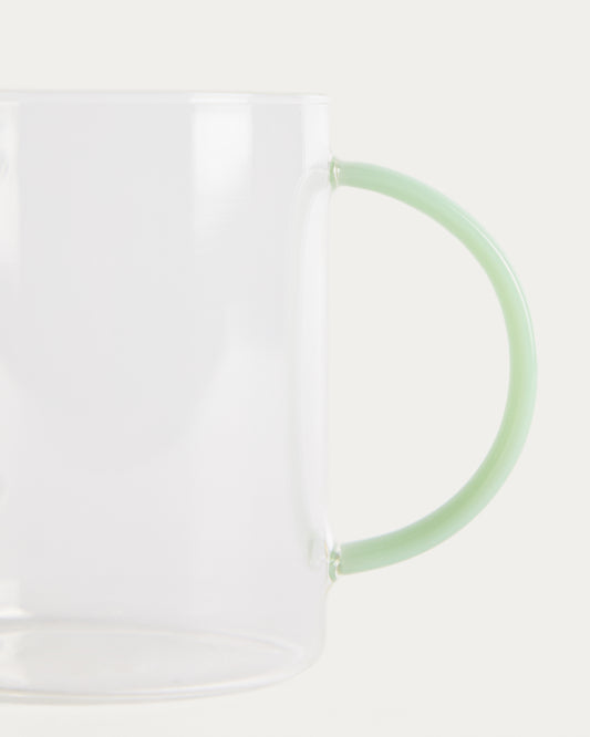Micla clear glass mug