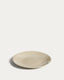 Aderno ivory ceramic dessert plate