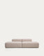 Blok beige chenille 3-seater sofa 290cm FSC Mix Credit