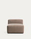 Blok brown chenille armchair 90cm FSC Mix Credit