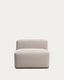 Blok beige chenille armchair 90cm FSC Mix Credit