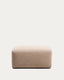 Blok brown chenille footrest 90 x 74cm FSC Mix Credit