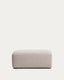 Blok beige chenille end pouffe 60x104cm FSC Mix Credit