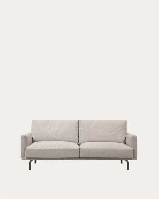 Galene 2 seater sofa in beige, 174 cm FSC Mix Credit