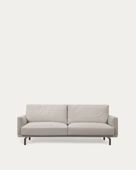 Galene 3 seater sofa in beige, 214 cm FSC Mix Credit