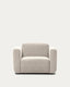 Neom modular armchair in beige FSC Mix Credit