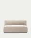 2 seater sofa module in beige, 150 cm FSC Mix Credit