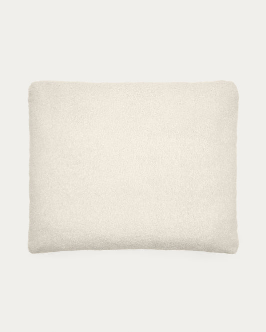 Martina ecru bouclé cushion 60 x 52cm