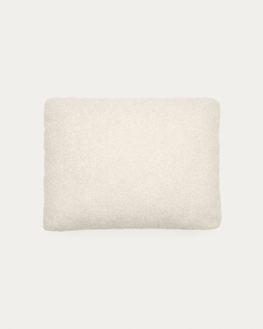 Martina ecru bouclé cushion 47 x 36cm