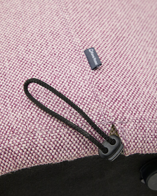 Kaeli purple footrest cover Ø120cm