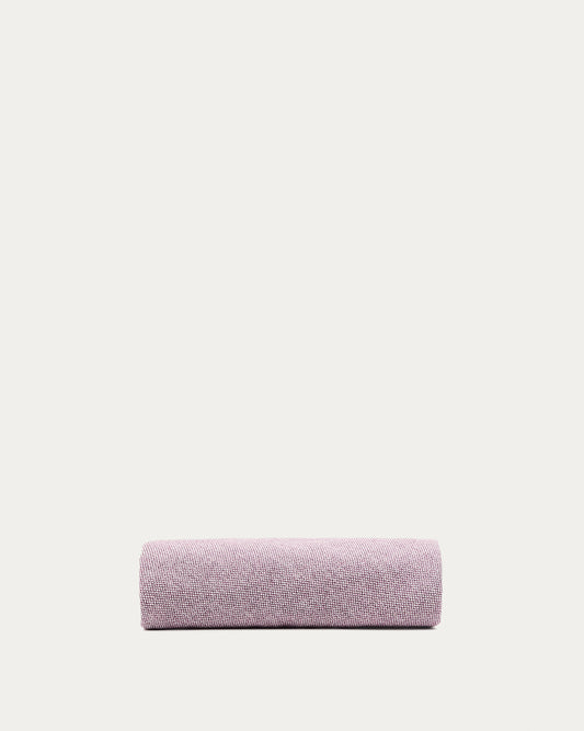 Kaeli purple footrest cover Ø43cm