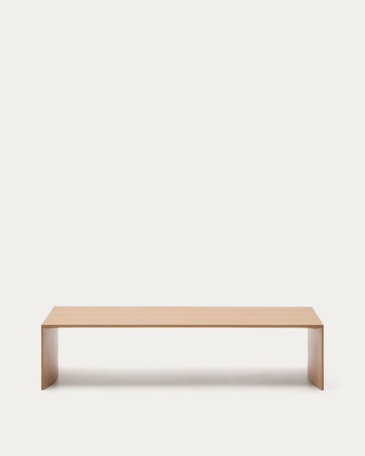 Litto oak veneer coffee table FSC Mix Credit, 140 x 70 cm