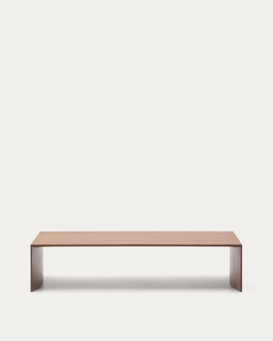 Litto walnut veneer coffee table, 140 x 70 cm