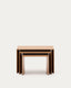 Litto set of 3 oak veneer nesting tables FSC Mix Credit 60 x 40 / 51 x 36 / 42 x 31 cm