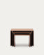 Litto set of 3 walnut veneer FSC Mix Credit nesting tables 60 x 40 / 51 x 36 / 42 x 31 cm