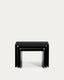 Litto set of 3 black, lacquered MDF nesting tables 60 x 40 / 51 x 36 / 42 x 31 cm