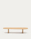 Pirita coffee table made from solid oak wood in a natural finish, 147 x 65 cm FSC 100%