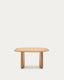 Pirita side table made from solid oak wood in a natural finish, 71 x 70 cm FSC 100%