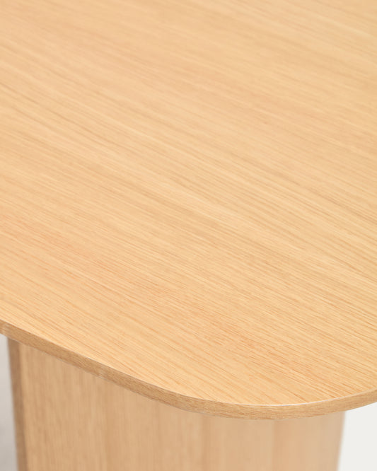 Litto table made from oak veneer, 160 x 90 cm