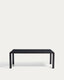 Erisia extendable table in solid oak wood with an ebonised finish 200 (280) x 100 cm FSC 100%
