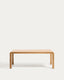 Erisia extendable table in solid oak wood with a natural tone finish 200 (280) x 100 cm FSC 100%