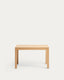 Narevi extendable table in oak veneer with natural finish 130 (190) x 80 cm