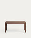 Narevi extendable table in oak veneer with walnut finish 210 (270) x 100 cm