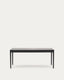 Lenon extending table in black oak veneer and solid oak 160(200)x90cm FSC Mix Credit