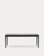 Lenon extending table in black oak veneer and solid oak 200(280)x90cm FSC Mix Credit