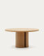 Nealy round table with an oak veneer in a natural finish, Ã˜ 150 cm