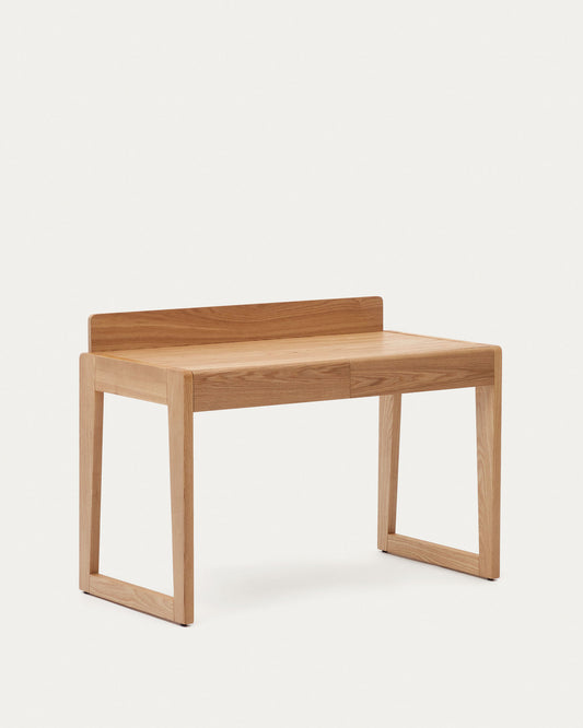 Arandu table in solid ash veneer and wood 120 x 60 cm