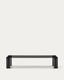 Adularia dark-grey, tempered-glass coffee table, 140 x 60 cm